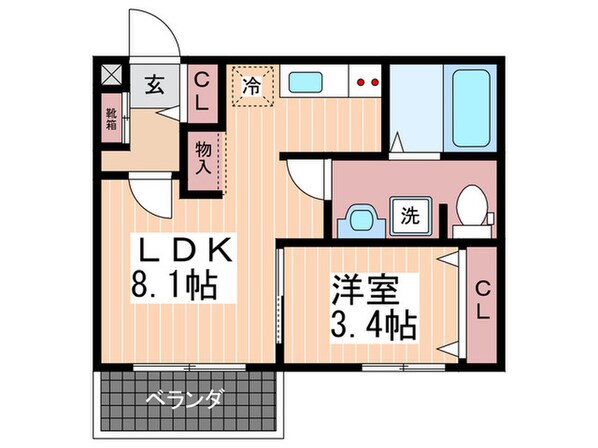 Ｎ－庚午北の物件間取画像